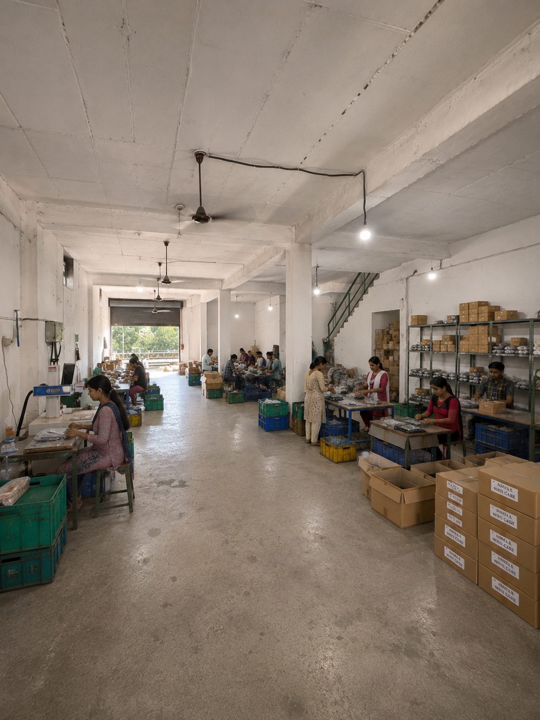 Assembly and packing line at Future Tools